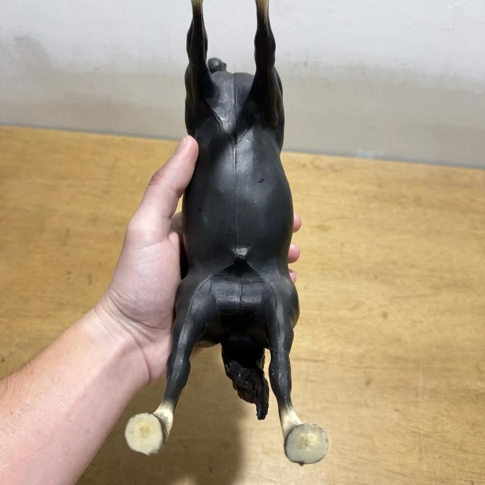 Vintage Breyer Morgan Stallion #48 Black Stretch Model Horse Traditional Cm